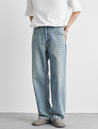 Wash gray denim