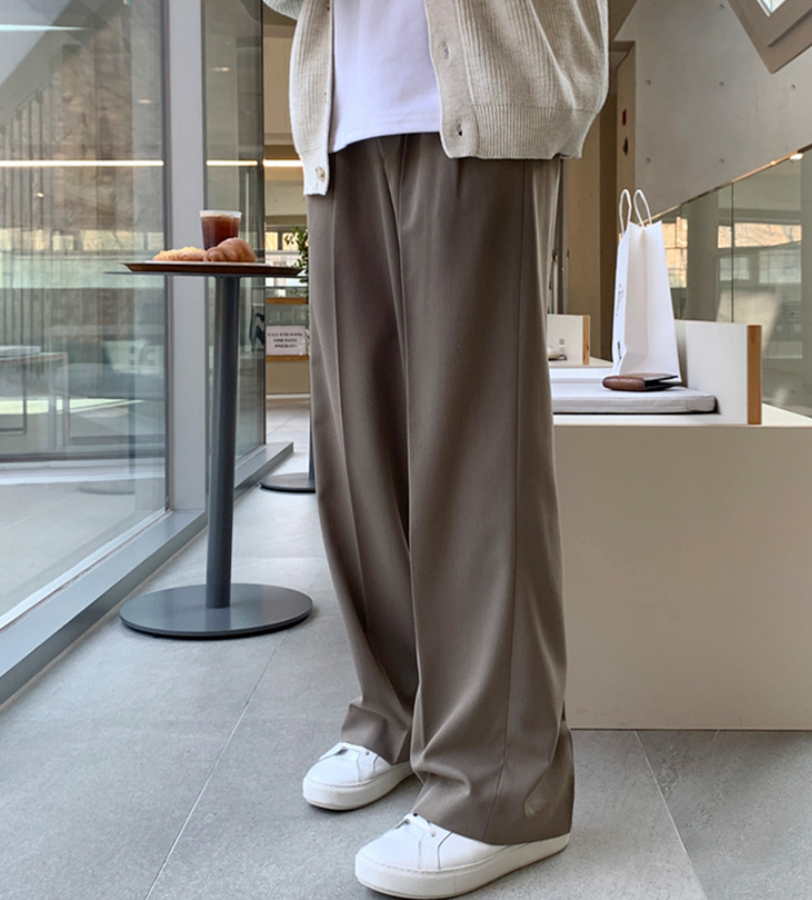 Wide-leg Drape Pants