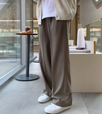 Wide-leg Drape Pants