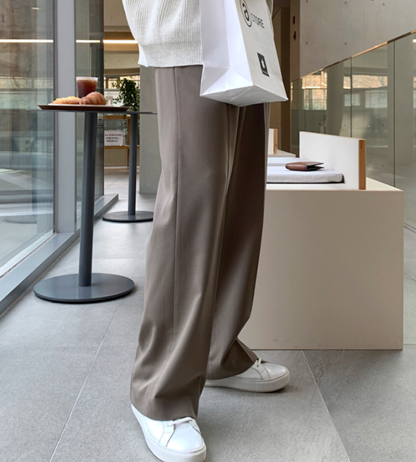 Wide-leg Drape Pants