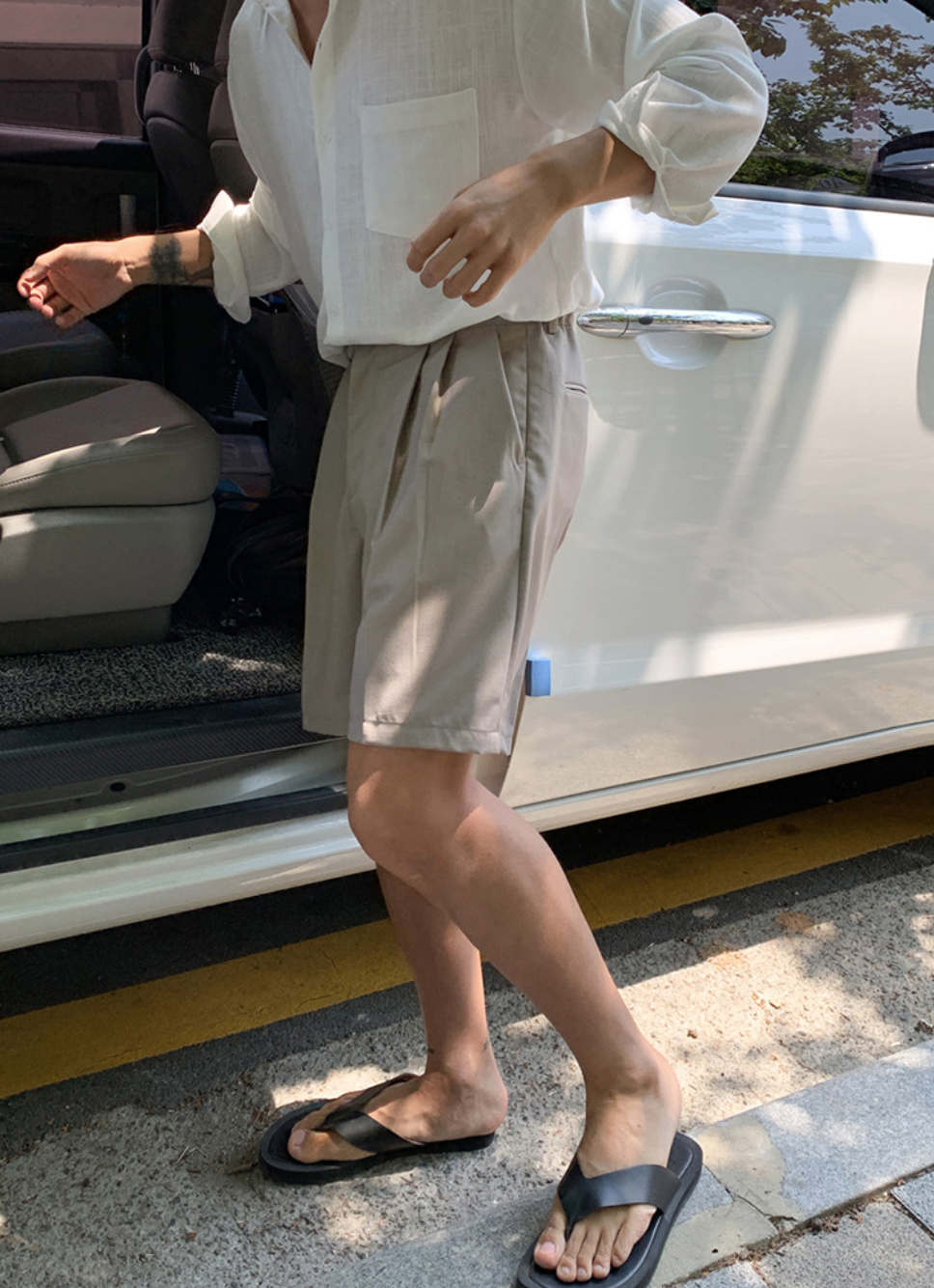 Short slacks pants
