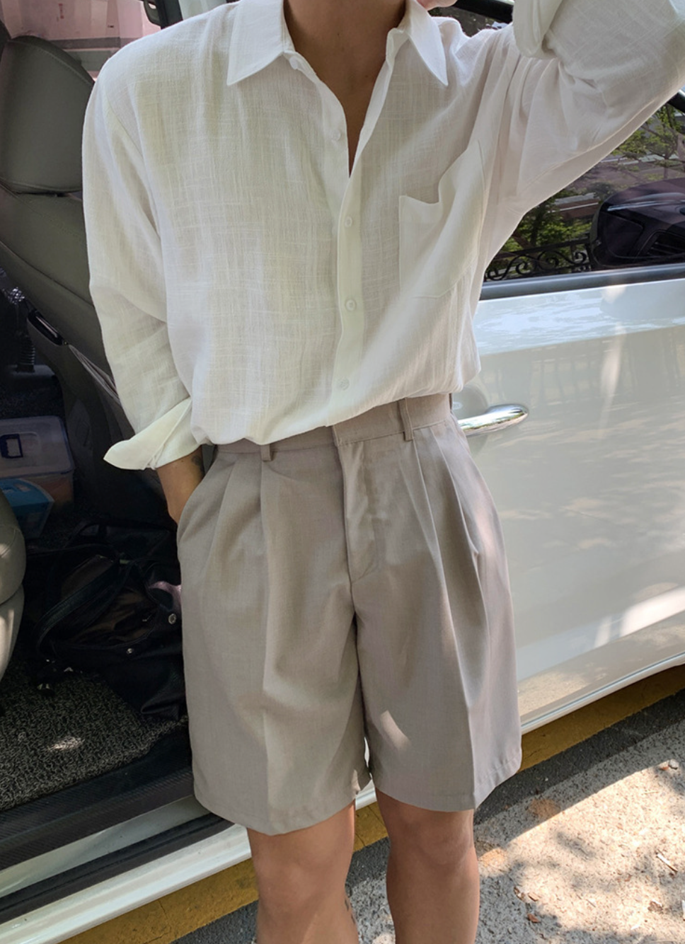 Short slacks pants