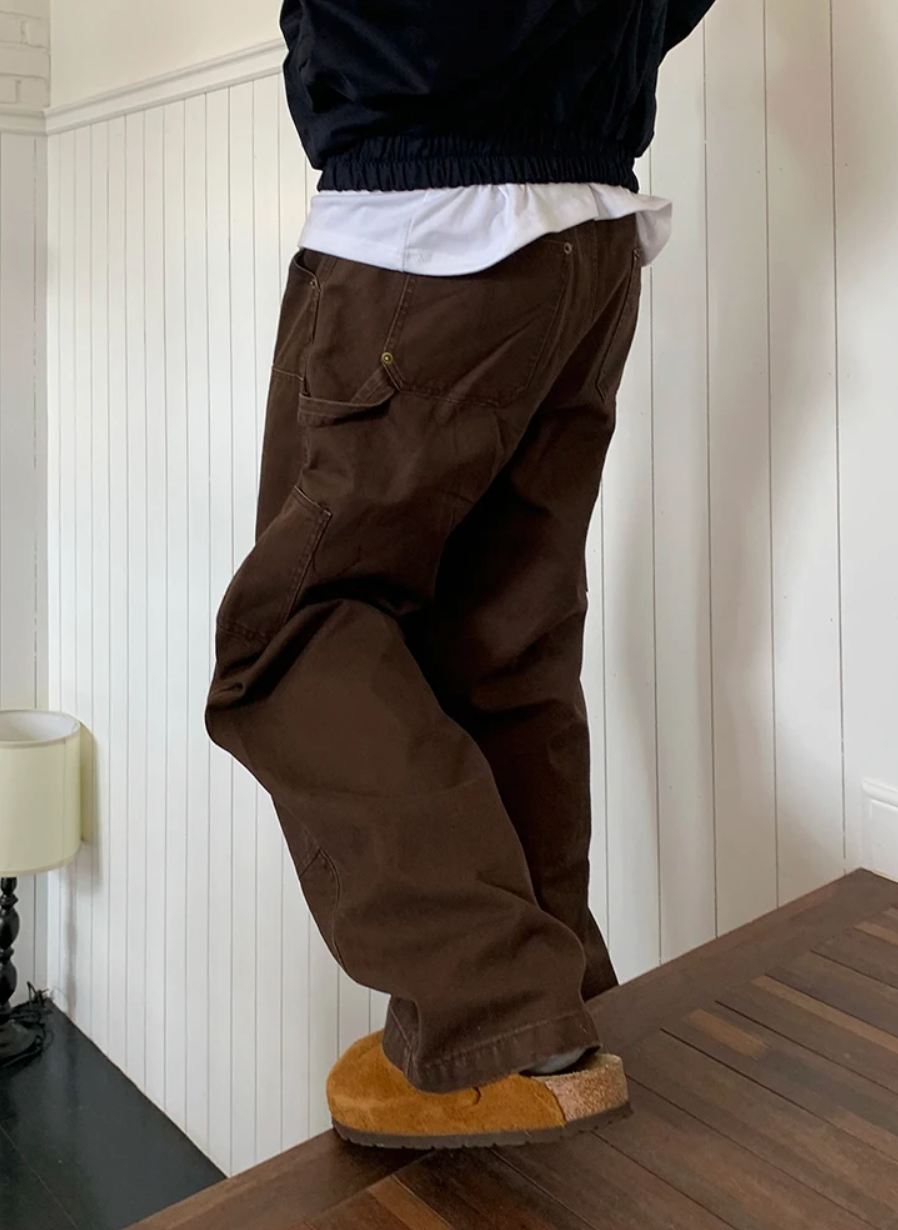 Straight leg cargo pants