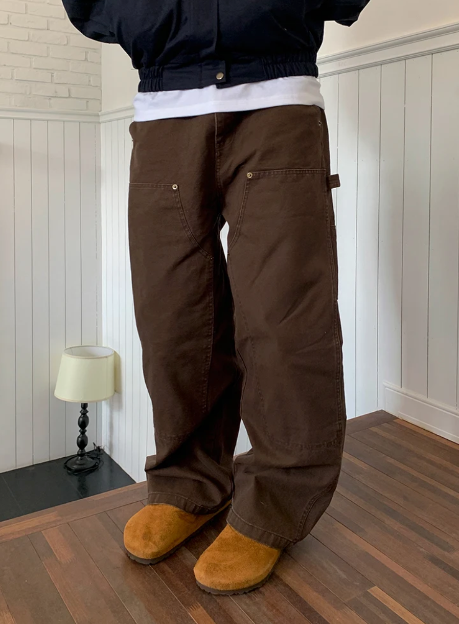 Straight leg cargo pants