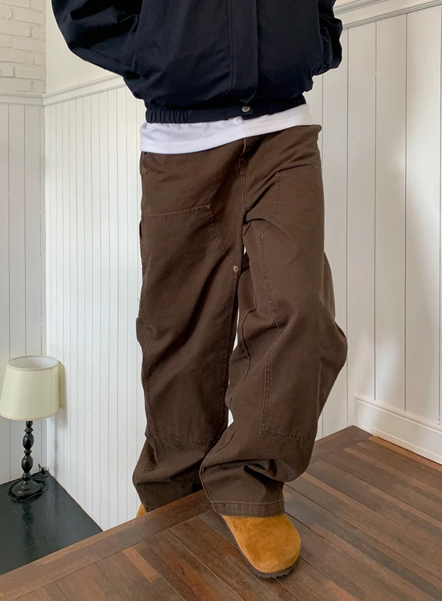 Straight leg cargo pants