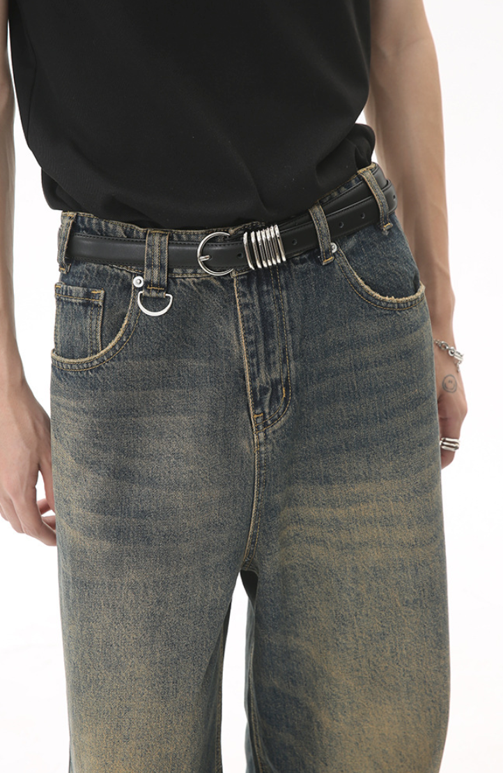 Wide denim Jeans