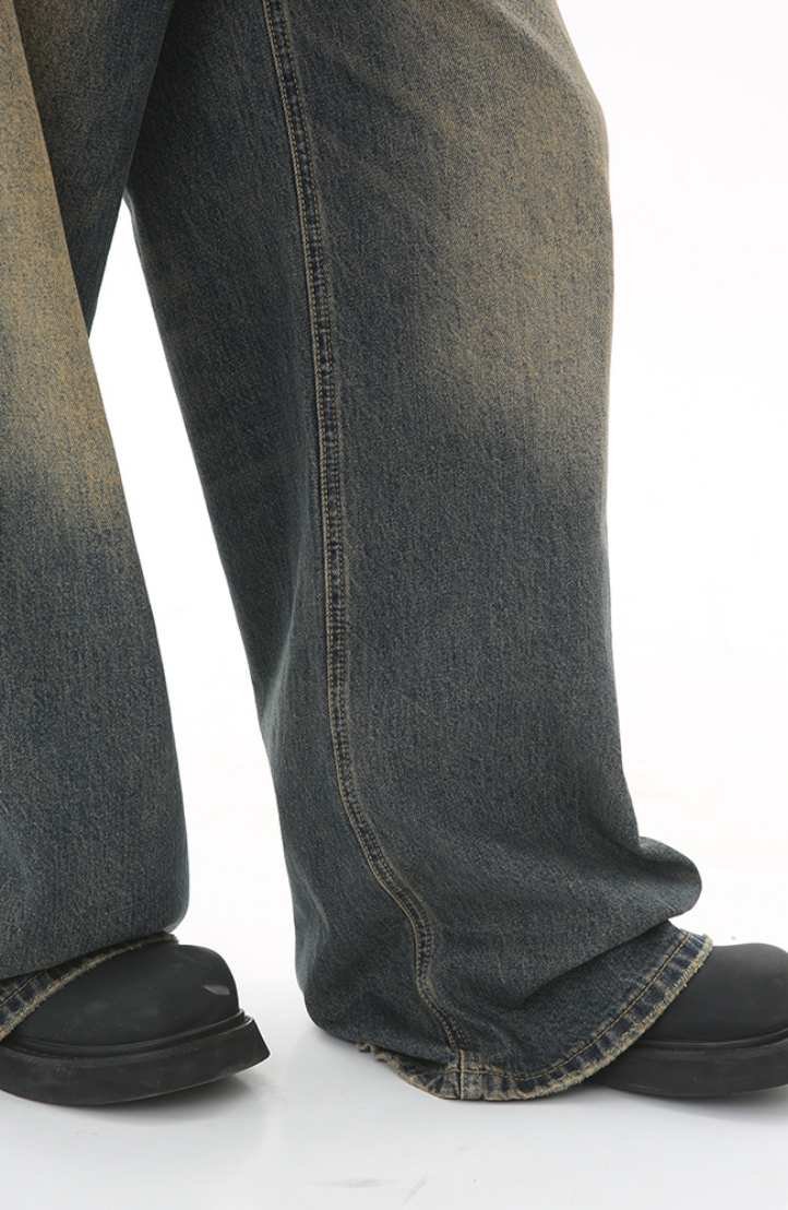 Wide denim Jeans
