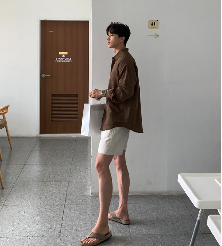 Linen shorts