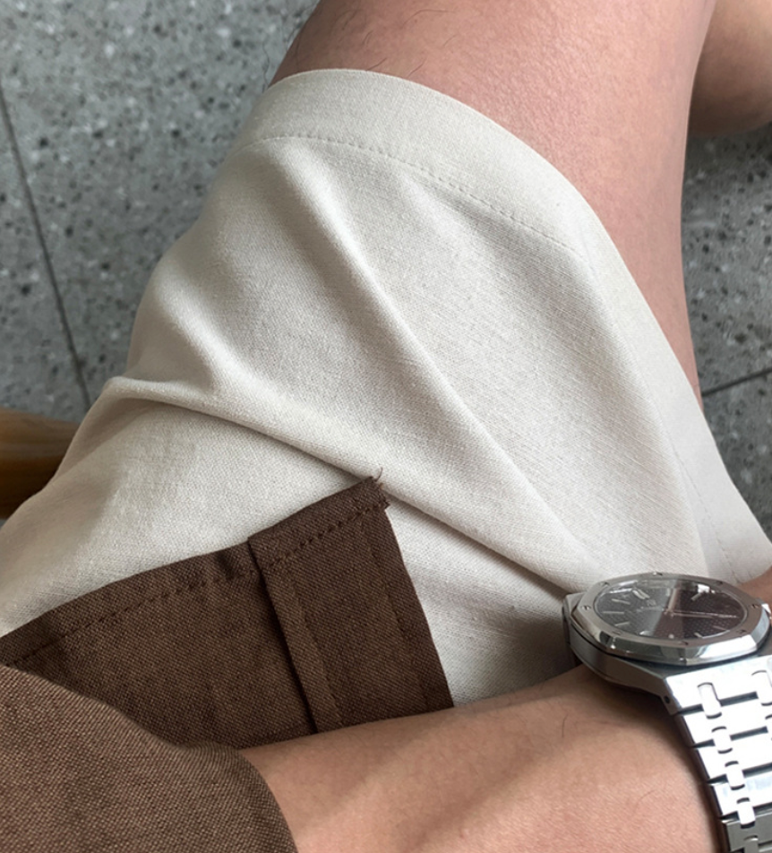 Linen shorts