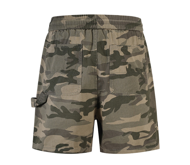 Camouflage pattern shorts
