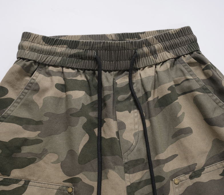 Camouflage pattern shorts