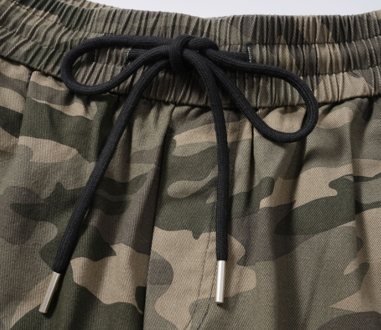Camouflage pattern shorts