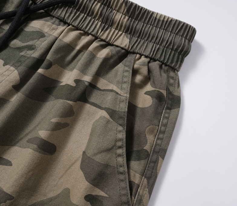Camouflage pattern shorts