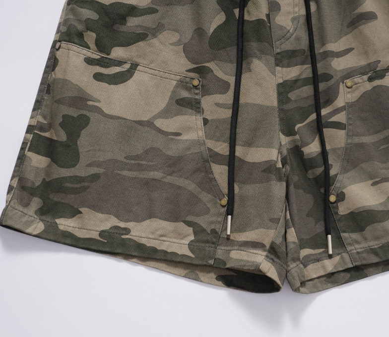 Camouflage pattern shorts