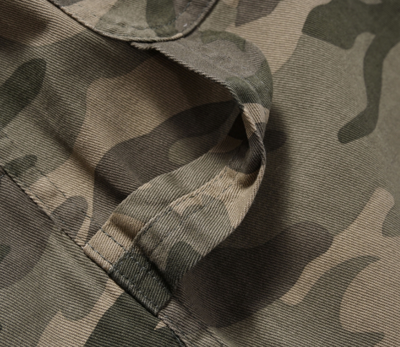 Camouflage pattern shorts