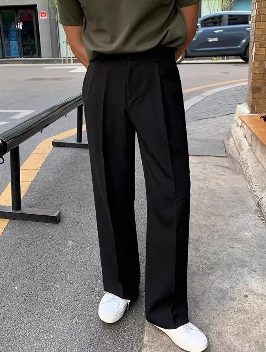 Casual straight pants