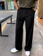 Casual straight pants