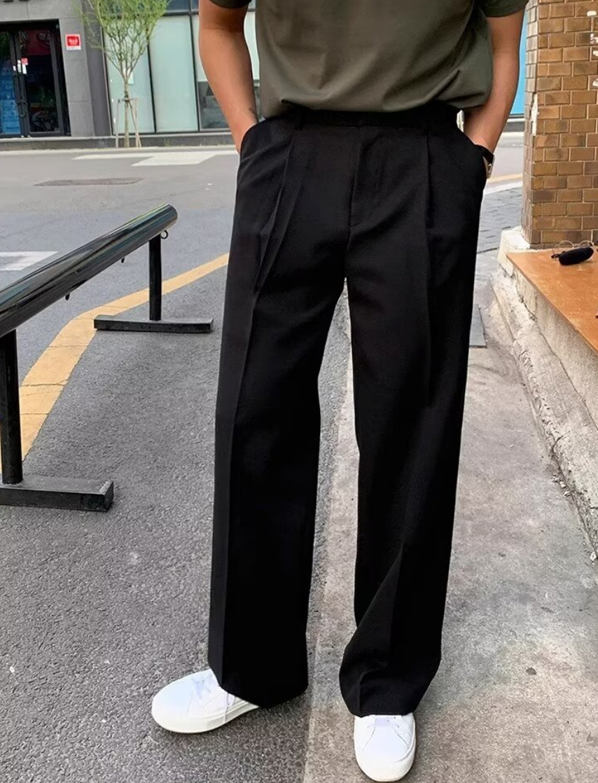 Casual straight pants