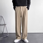Straight wide leg pants