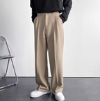Straight wide leg pants