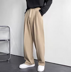 Straight wide leg pants