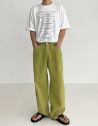 Color Loose Jeans