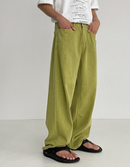 Color Loose Jeans