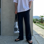 Silk stretch pants
