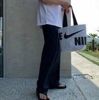 Silk stretch pants