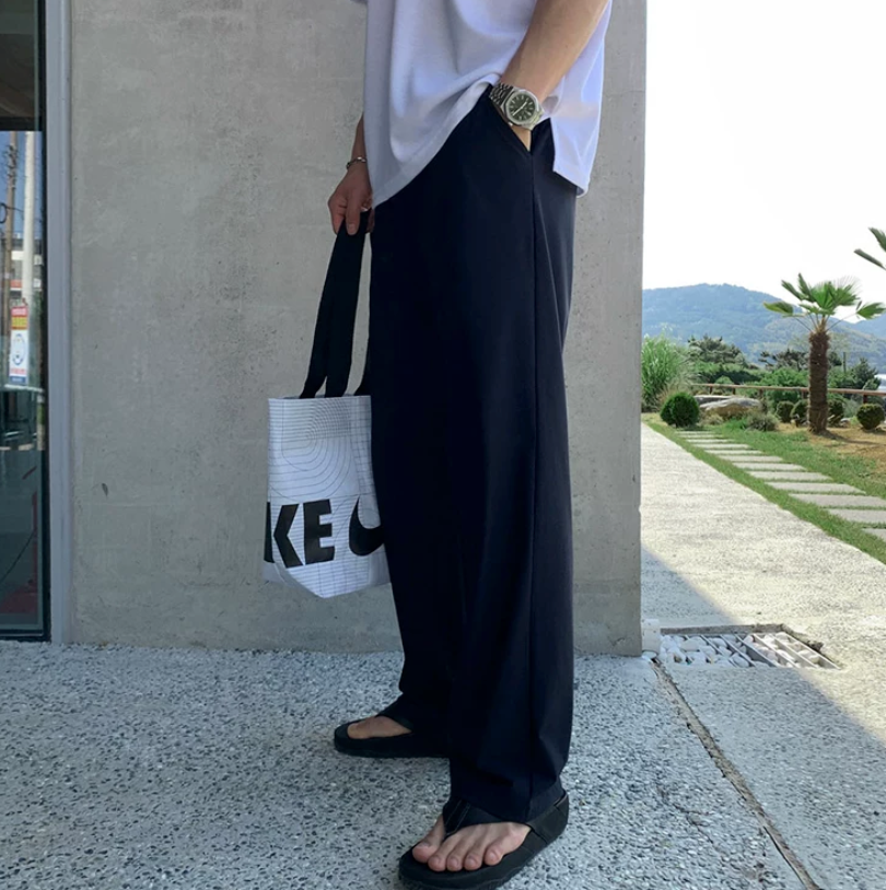 Silk stretch pants