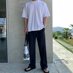 Silk stretch pants