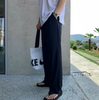 Silk stretch pants