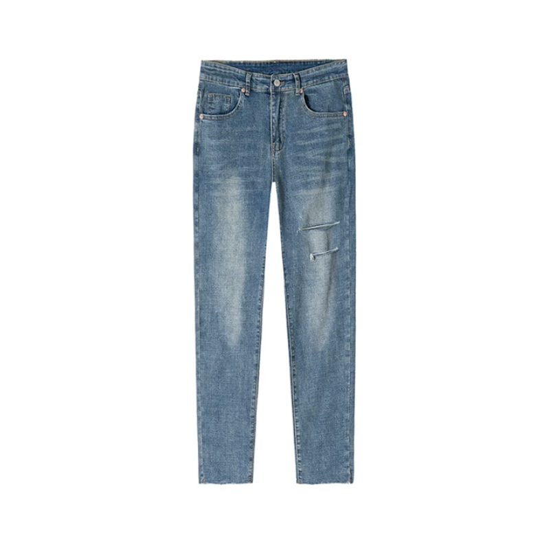 Straight skinny denim