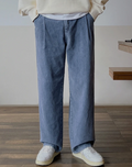 Corduroy Straight Wide Pants