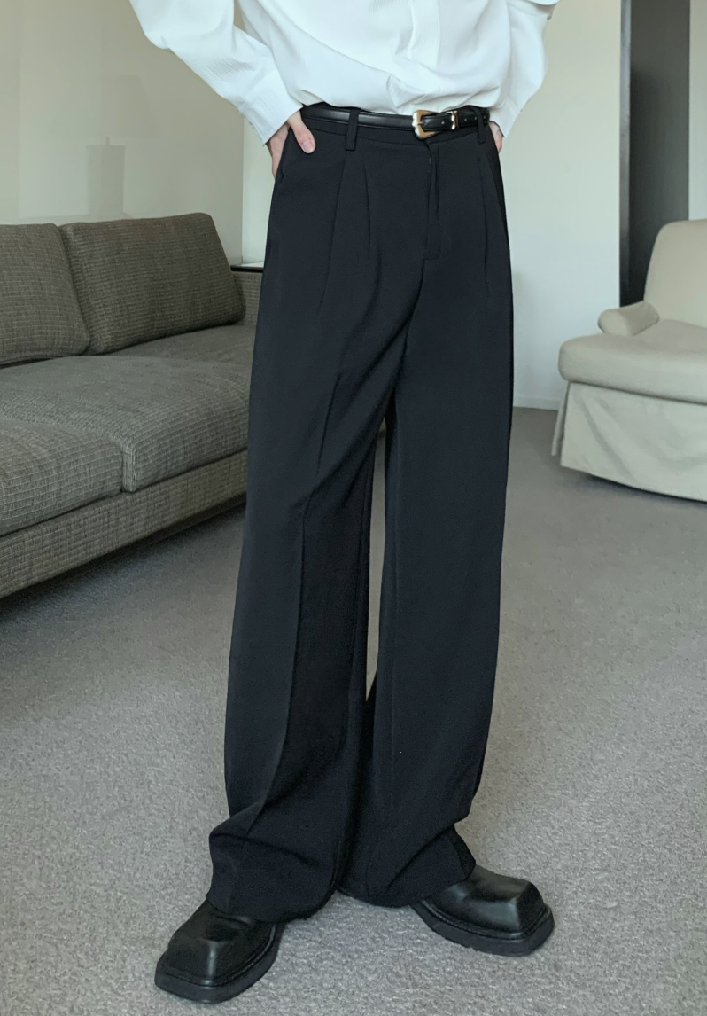 Straight loose pants