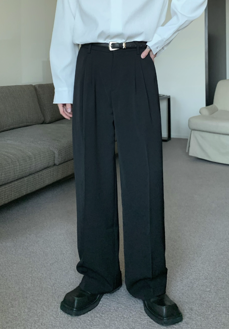 Straight loose pants