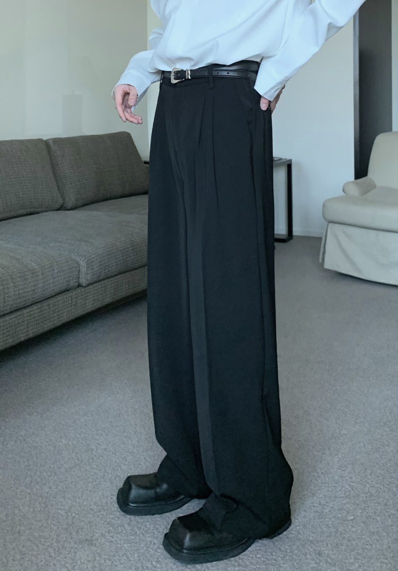Straight loose pants