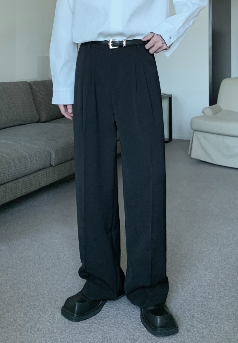 Straight loose pants