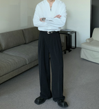 Straight loose pants