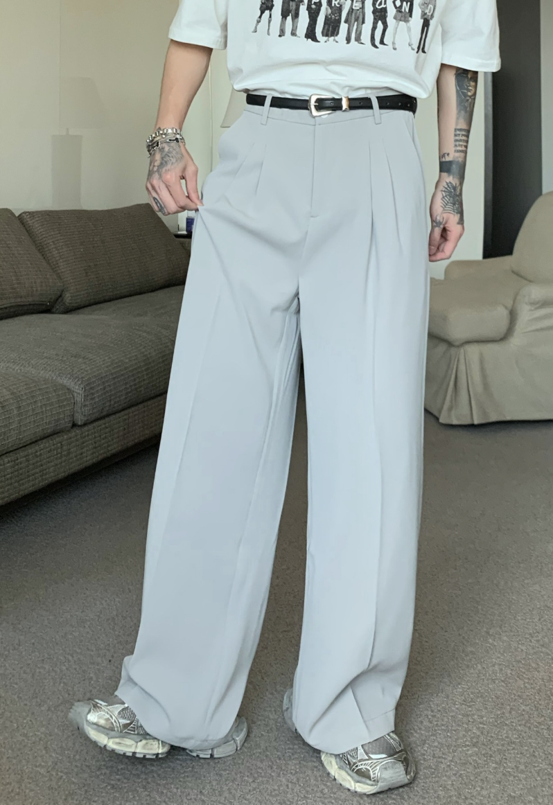 Straight loose pants