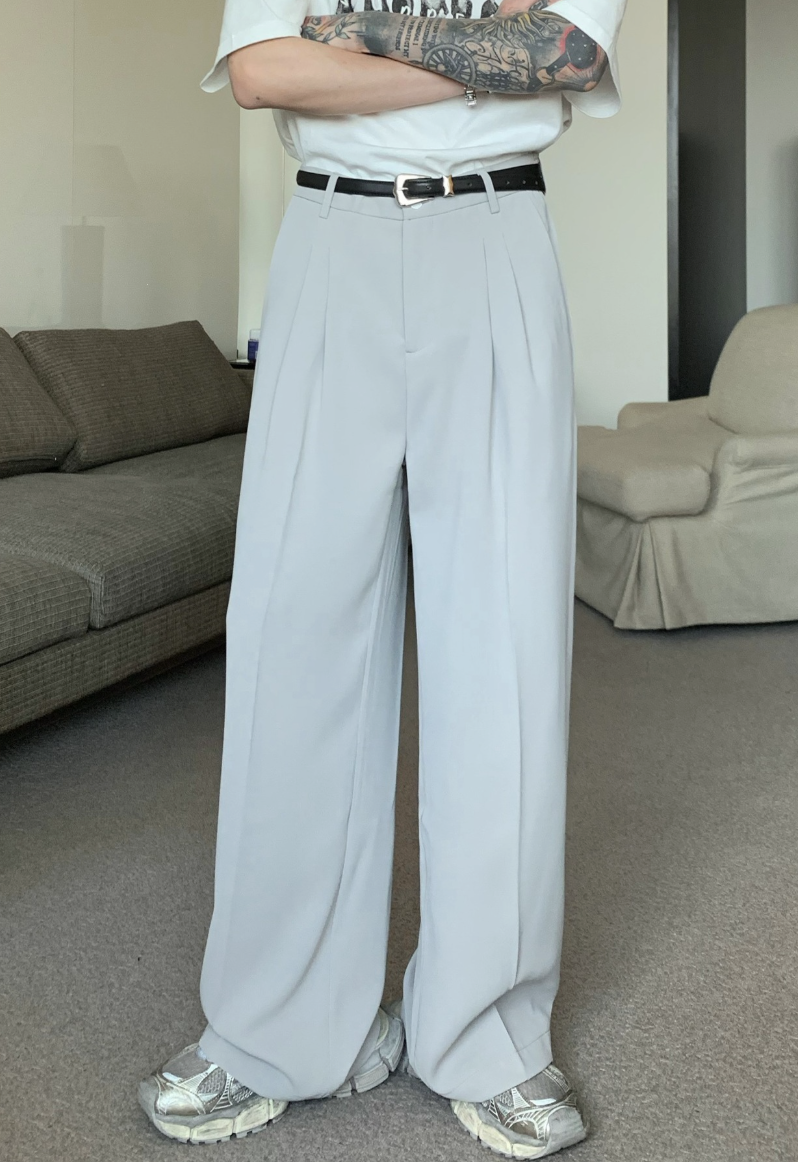 Straight loose pants
