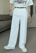 Straight loose pants