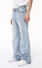 Light blue straight jeans