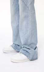 Light blue straight jeans