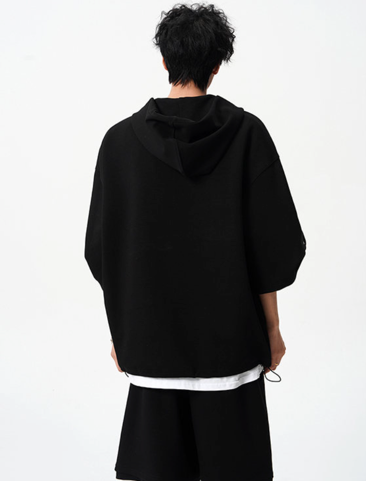 Hooded sweatshirt setup