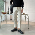 cropped nine-point jeans pants