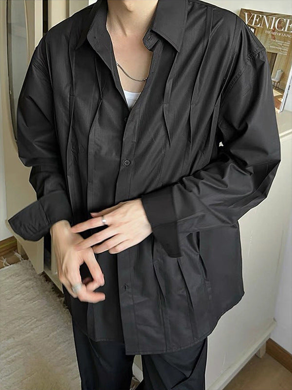Design pleated shirt