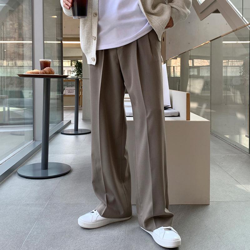 Wide-leg Drape Pants