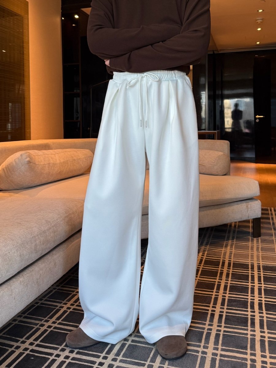 Aラインワイドドローストリングパンツ