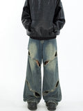 Design Loose Wide Denim Pants